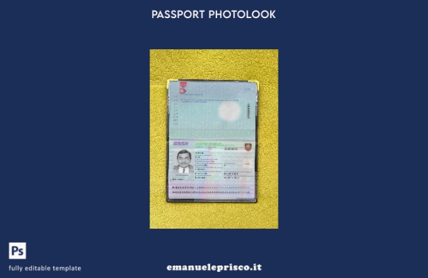 modello photolook versione passaporto slovacco stile verificato